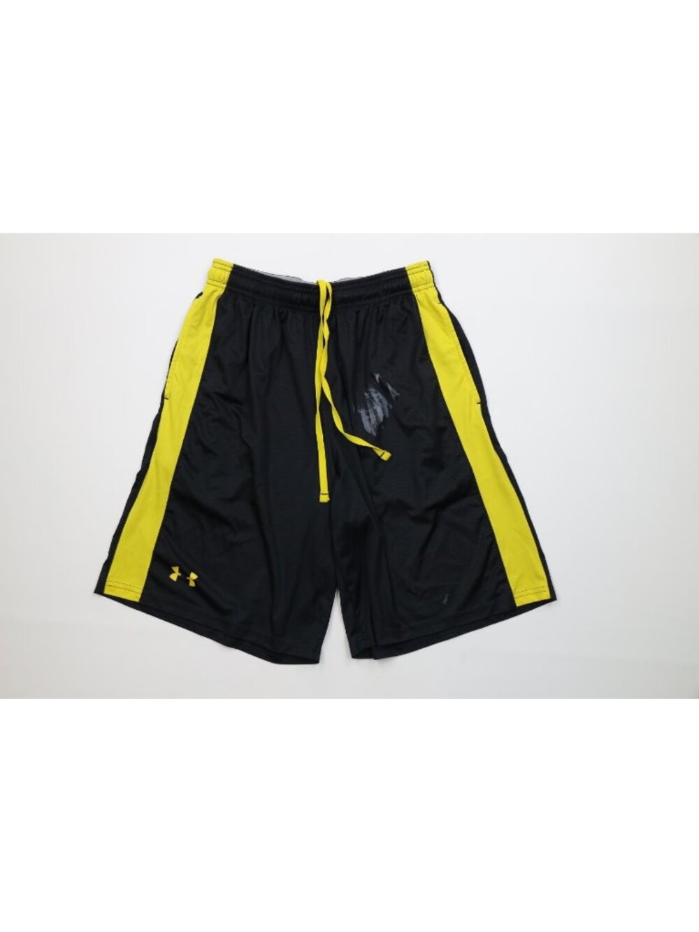Under Armour Mens Medium Distressed Loose Fit Training Gym Basketball Shorts